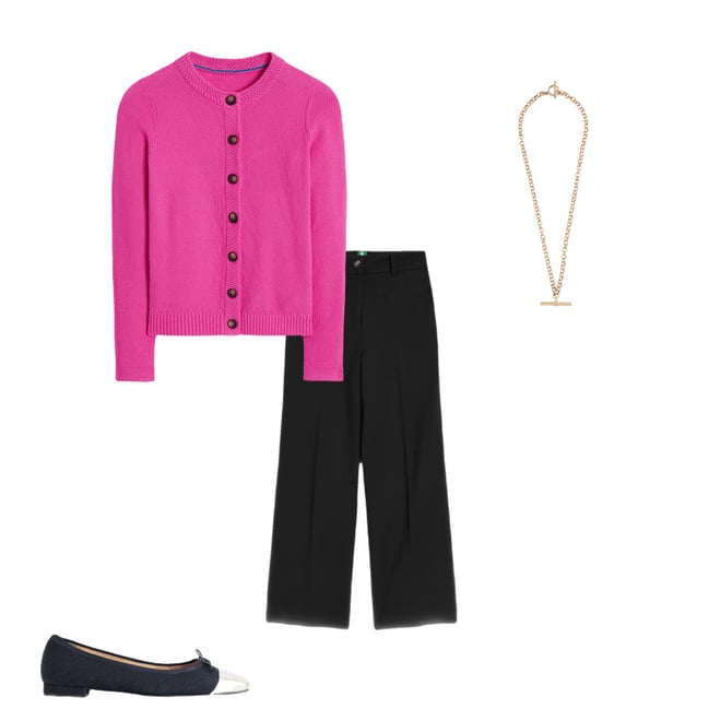 6th bundle featuring 3 items which compliment Callie Crochet Trim Cardigan