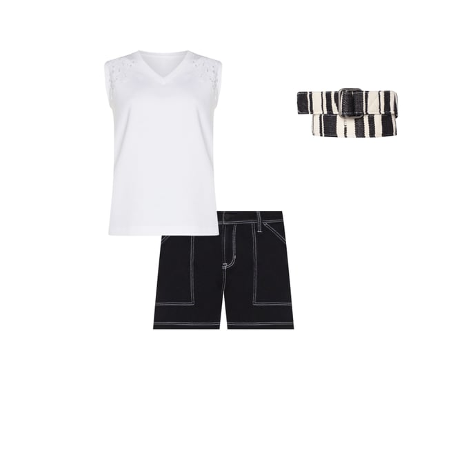 3rd bundle featuring 2 items which compliment Utility Short With Contrast Stitch