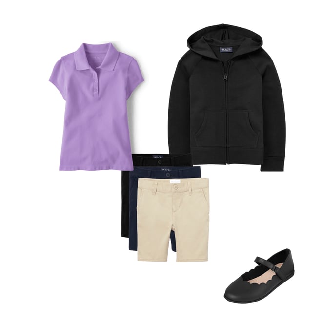 3rd bundle featuring 3 items which compliment Girls Uniform Pique Polo