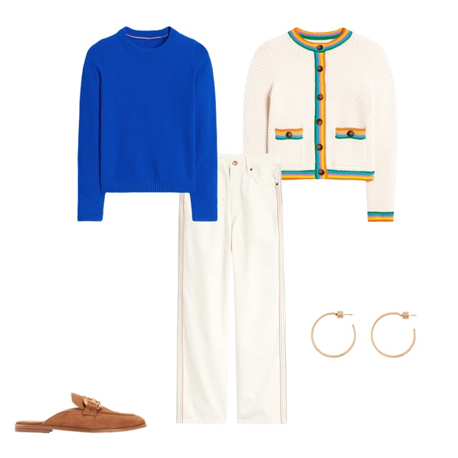 3rd bundle featuring 4 items which compliment Iris Snaffle Mule Loafers, Tan