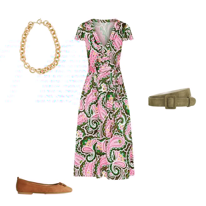 3rd bundle featuring 3 items which compliment Suede Skinny Buckle Belt-Deep Olive