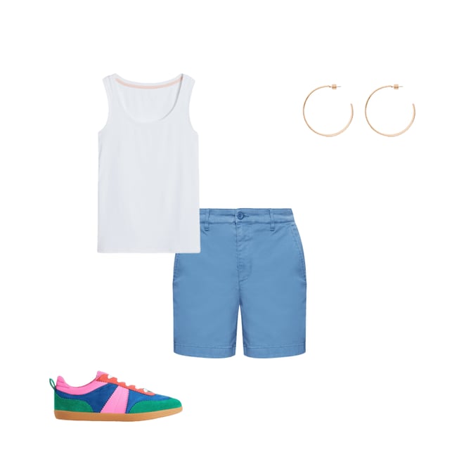 4th bundle featuring 3 items which compliment Barnsbury Chino Shorts-Blue River