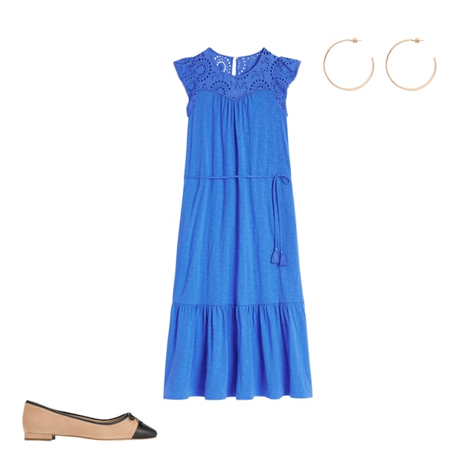 6th bundle featuring 2 items which compliment Juliet Broderie Midi Dress-Gallery Blue