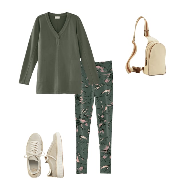 1st bundle featuring 3 items which compliment J.Jill Fit Breathe Cotton Leggings