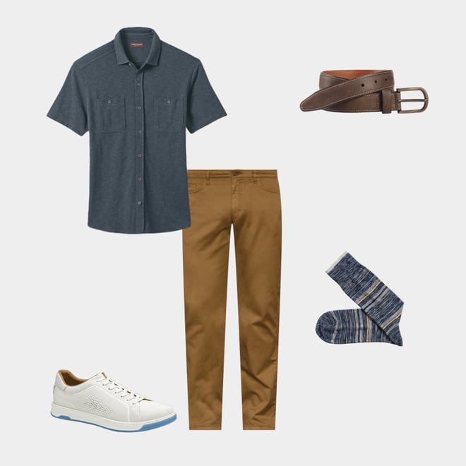 6th bundle featuring 4 items which compliment Heather Stripe Socks