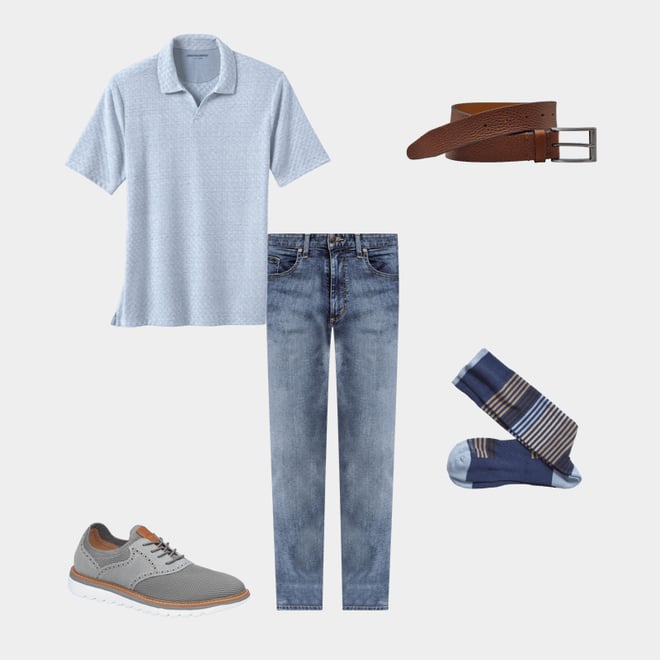 8th bundle featuring 4 items which compliment First In Comfort Heather Stripe Socks