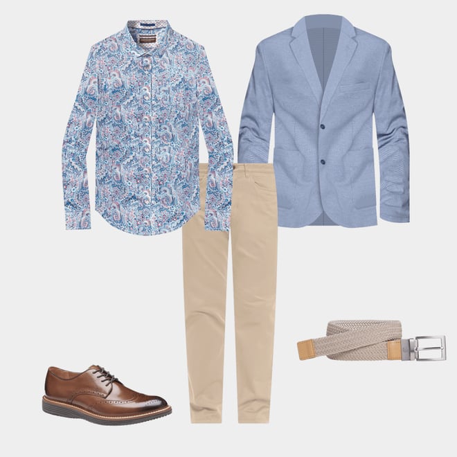 3rd bundle featuring 4 items which compliment Reversible Stretch-Woven Belt