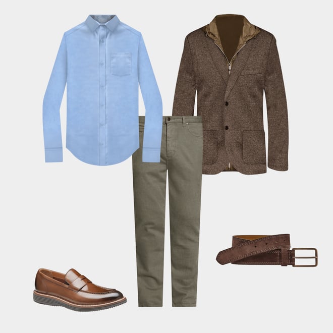 4th bundle featuring 4 items which compliment Upton Penny Loafer
