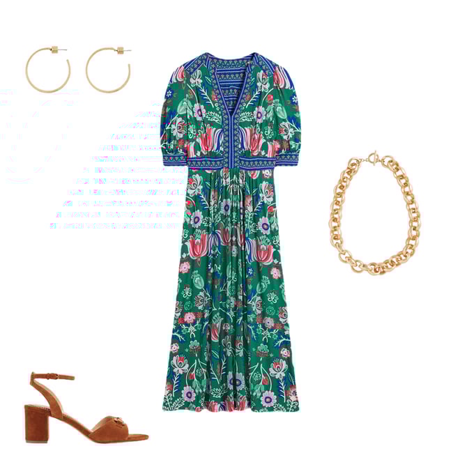 1st bundle featuring 3 items which compliment Lily Jersey Midi Tea Dress