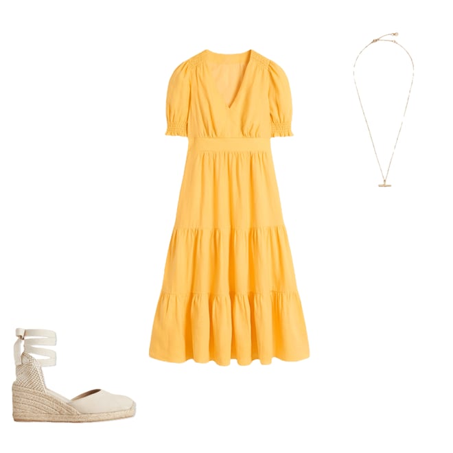 2nd bundle featuring 2 items which compliment Anna Linen Tiered Midi Dress