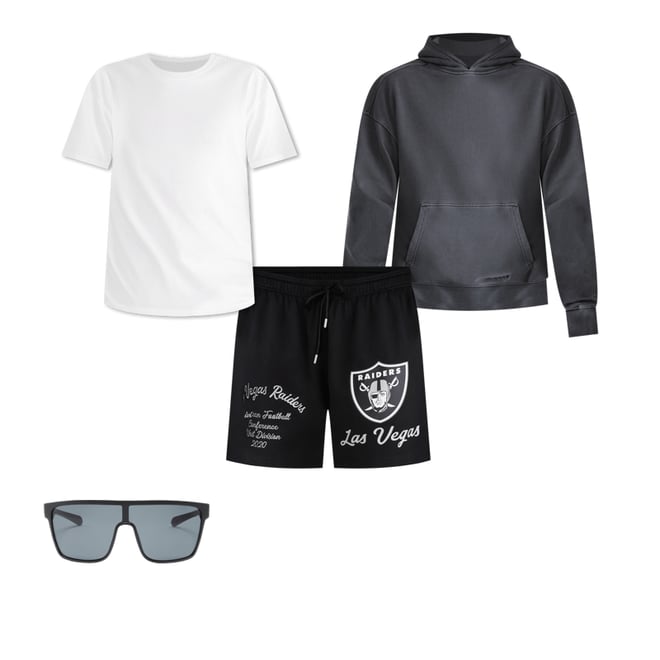 Las Vegas Raiders Mesh Shorts 6"