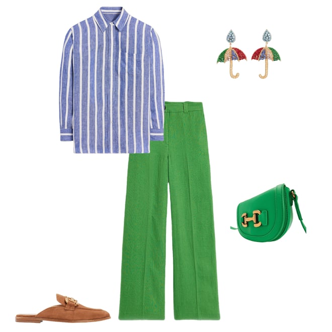 2nd bundle featuring 4 items which compliment Westbourne Linen Trousers-Paradise Green