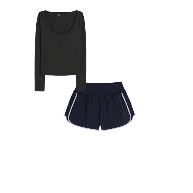 Gilly Hicks Active High-Rise Running Shorts