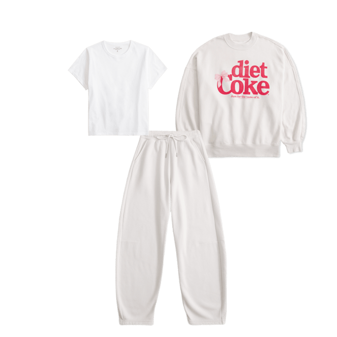 Diet Coke Graphic Oversized Sunday Crew