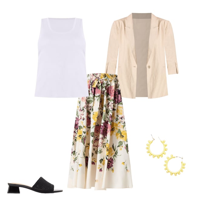  Cato Fashions | Cato Plus Size Garden Floral Maxi Skirt