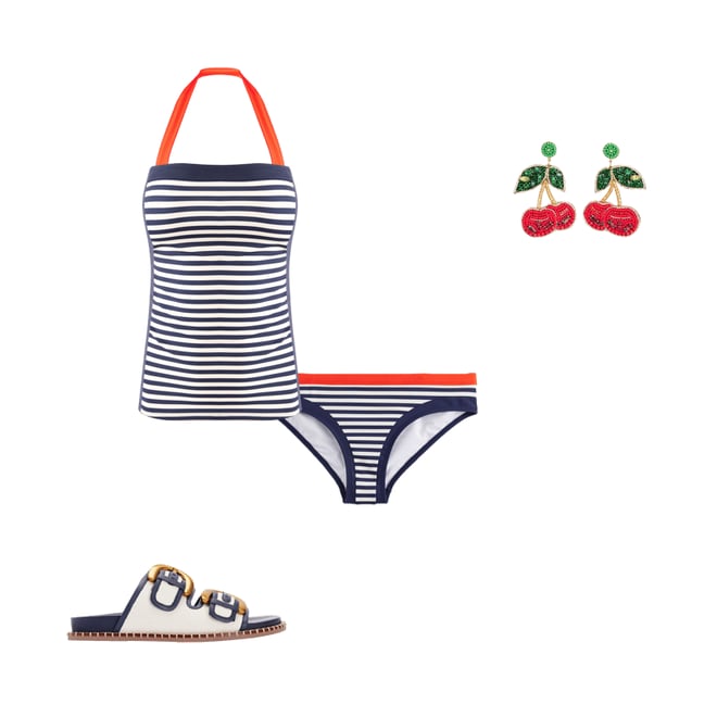 1st bundle featuring 3 items which compliment Santorini Tankini Top