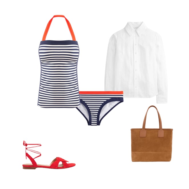 3rd bundle featuring 4 items which compliment Santorini Tankini Top