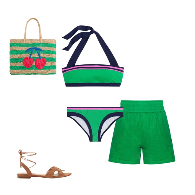 2nd bundle featuring 4 items which compliment Santorini Bikini Top