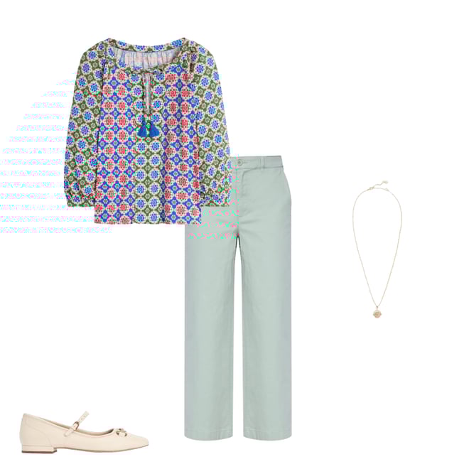 4th bundle featuring 3 items which compliment Blouson Sleeve Raglan Top