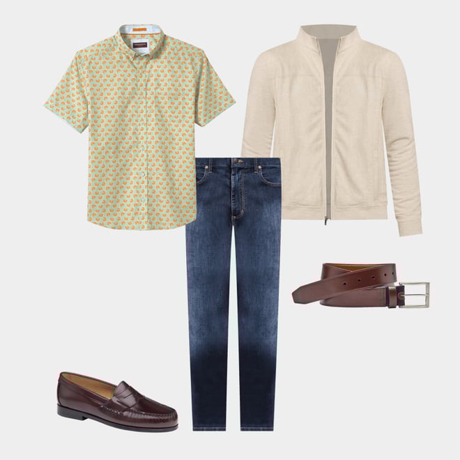 1st bundle featuring 4 items which compliment Hayes Penny Loafer
