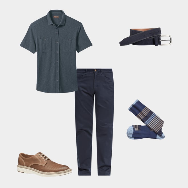 1st bundle featuring 4 items which compliment First In Comfort Heather Stripe Socks
