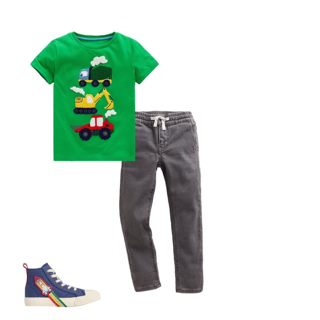 3rd bundle featuring 2 items which compliment Short Sleeve Bouclé T-shirt