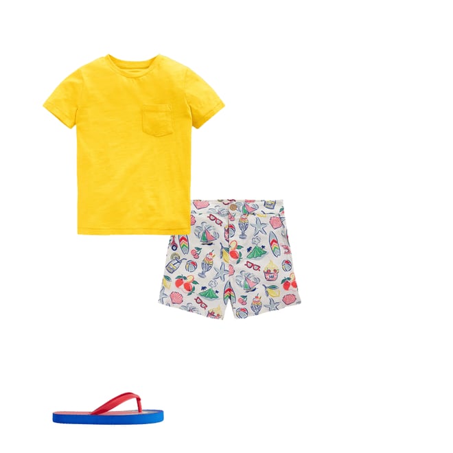 4th bundle featuring 2 items which compliment Everyday Short Sleeve T-Shirt-Pineapple Yellow