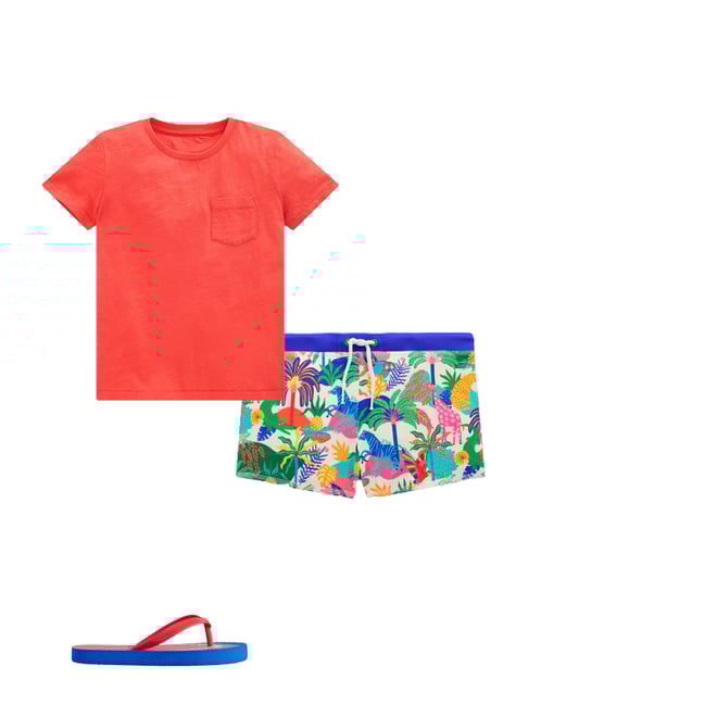 1st bundle featuring 2 items which compliment Everyday Short Sleeve T-Shirt-Coral Orange