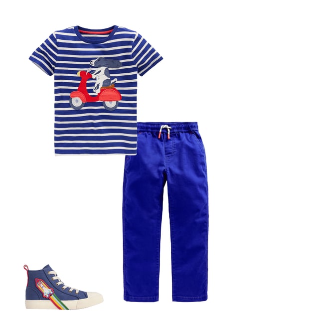 1st bundle featuring 2 items which compliment Short Sleeve Appliqué T-shirt