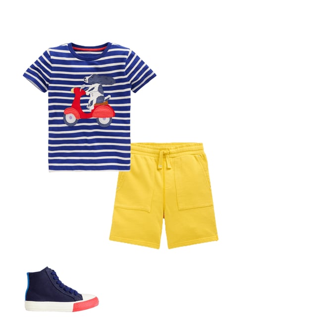 2nd bundle featuring 2 items which compliment Short Sleeve Appliqué T-shirt