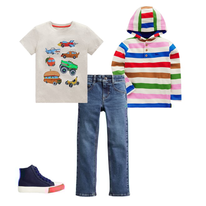 2nd bundle featuring 3 items which compliment Button Down Hoodie