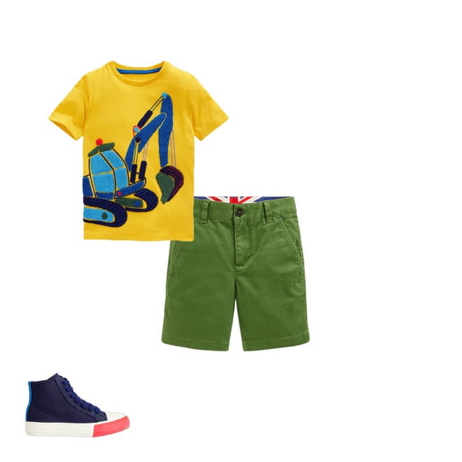 2nd bundle featuring 2 items which compliment Classic Chino Shorts-Brocolli Green