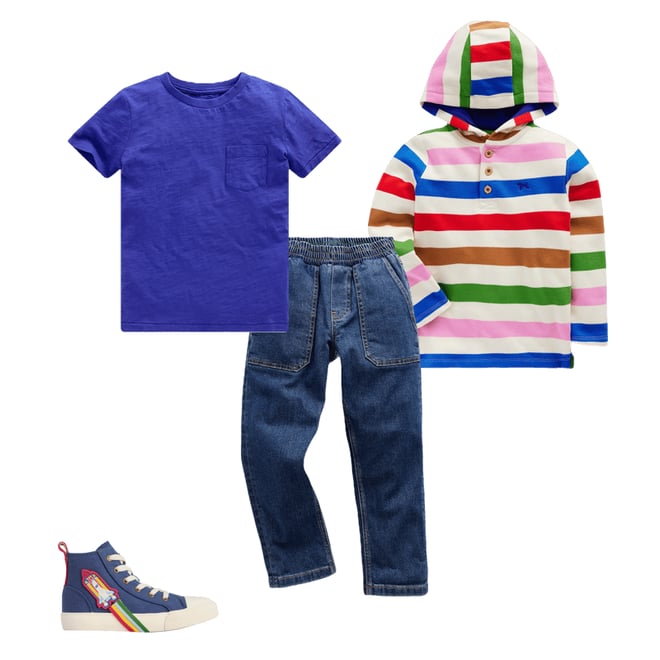 5th bundle featuring 3 items which compliment Button Down Hoodie