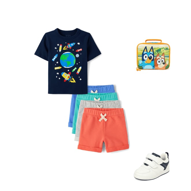 1st bundle featuring 3 items which compliment Baby And Toddler Boys Roll Cuff French Terry Shorts