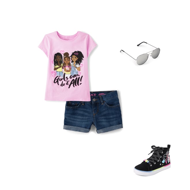 10th bundle featuring 3 items which compliment Kids Aviator Sunglasses