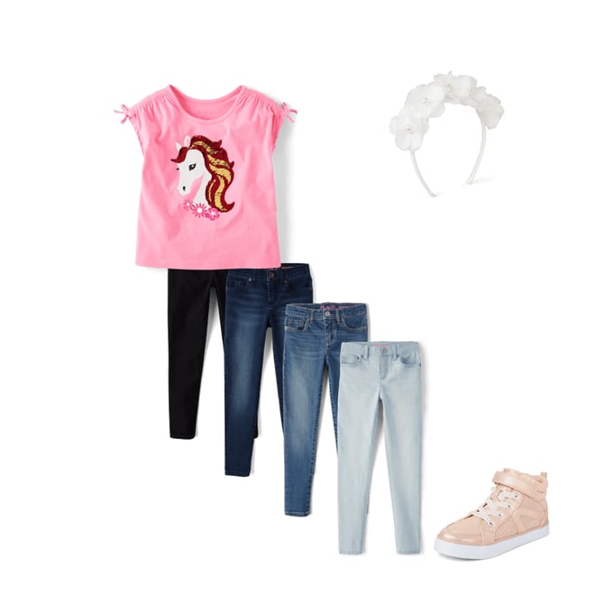 1st bundle featuring 3 items which compliment Girls Skinny Jeans 4-Pack