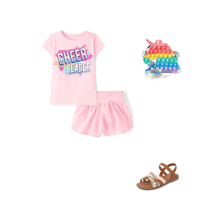 6th bundle featuring 3 items which compliment Girls Cross Strap Sandals