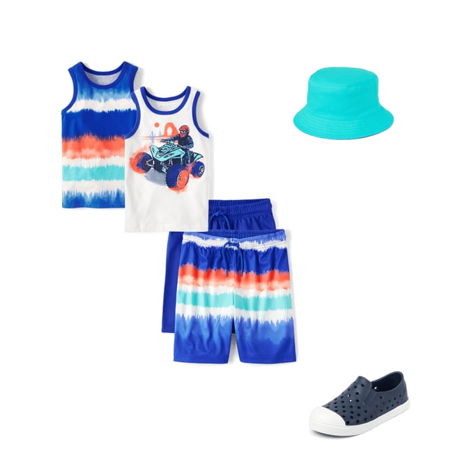4th bundle featuring 3 items which compliment Kids Perforated Water Sneakers