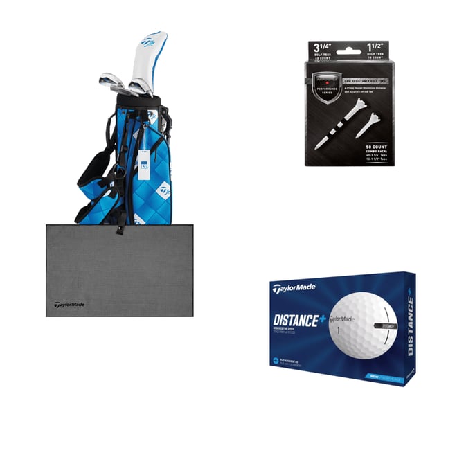 Team TaylorMade Junior 6-Piece Complete Set - (Height 42 Team TaylorMade Junior 6-Piece Complete Set - (Height 42