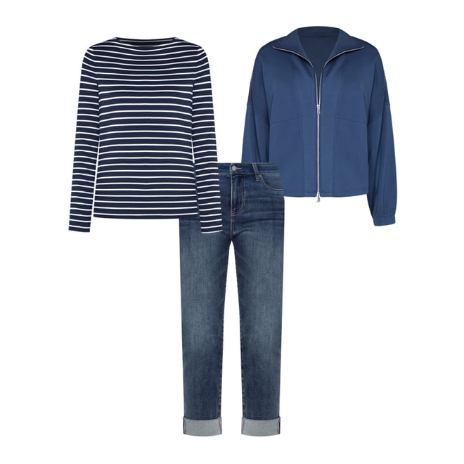 2nd bundle featuring 2 items which compliment Zip Up Funnel Neck Jacket