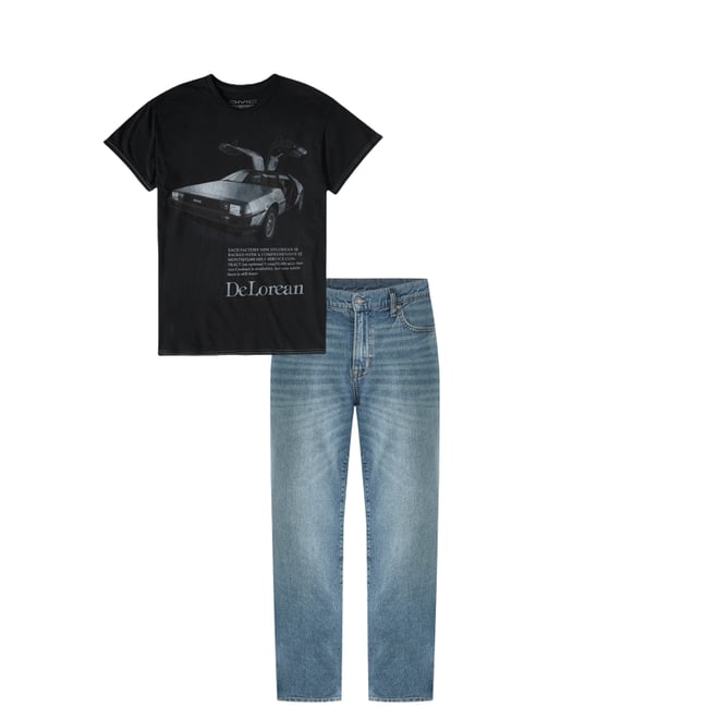 DeLorean Relaxed Graphic Tee