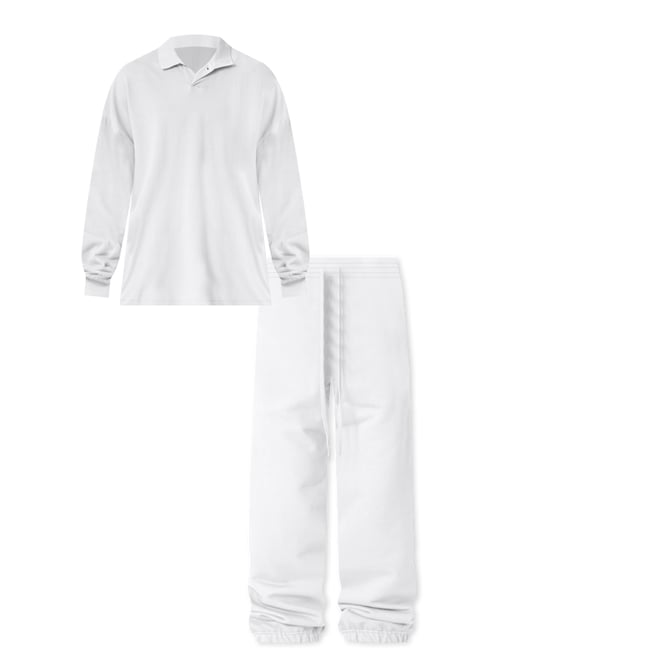 1st bundle featuring 1 items which compliment Every Day L/S Polo - White