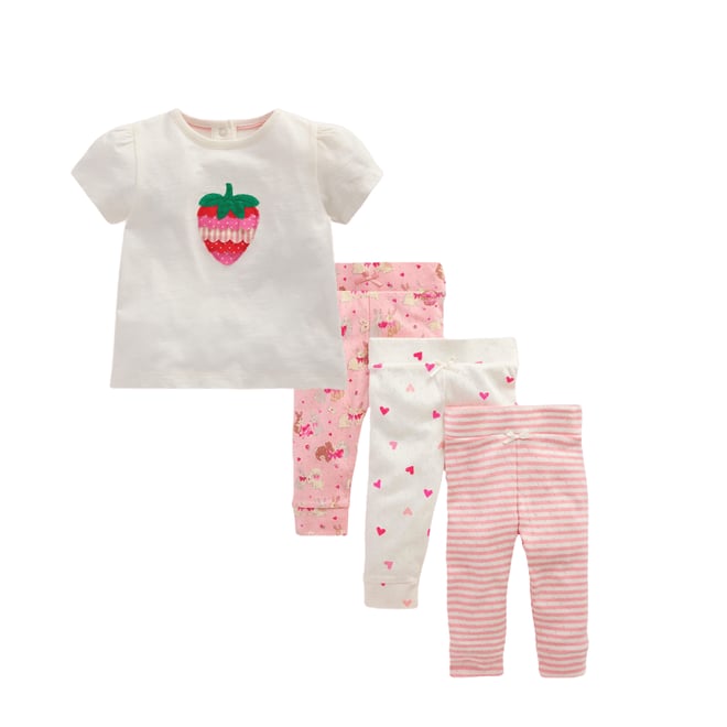 1st bundle featuring 1 items which compliment Girls Puff Sleeve Logo T-Shirt-Soft Ivory