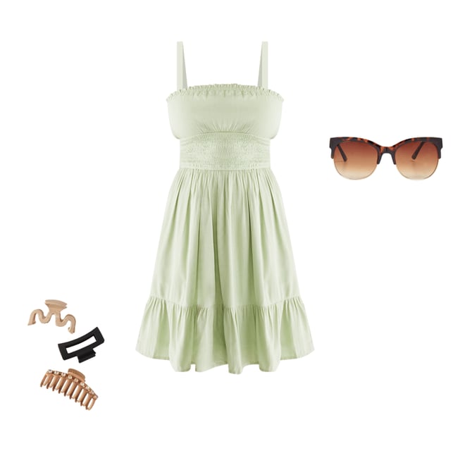 Solid Strapless Fit & Flare Tube Dress