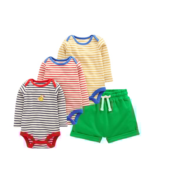 3rd bundle featuring 1 items which compliment 2-pack Ribbed Bodies-Starboard Blue Stripe