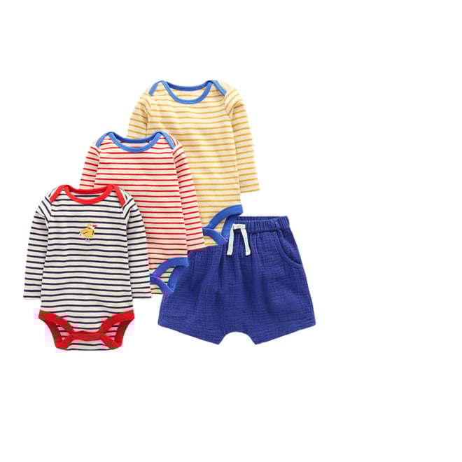 2nd bundle featuring 1 items which compliment 2-pack Ribbed Bodies-Starboard Blue Stripe
