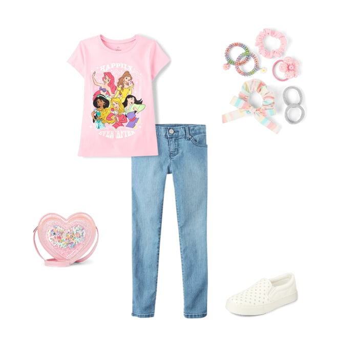 4th bundle featuring 4 items which compliment Girls Disney Princess Graphic Tee