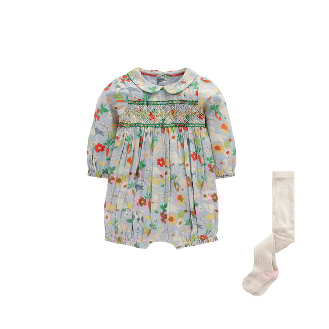 2nd bundle featuring 1 items which compliment Baby Ribbed Tights-Oatmeal