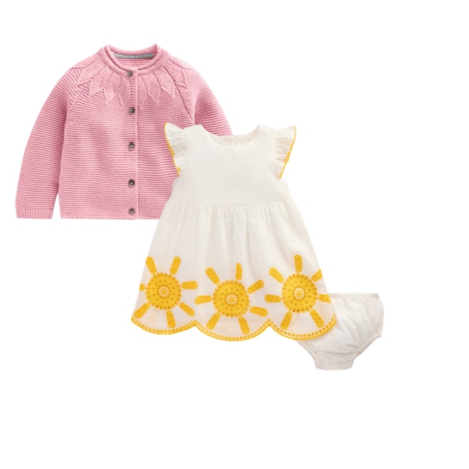 1st bundle featuring 1 items which compliment Woven Frill Dress-Ivory