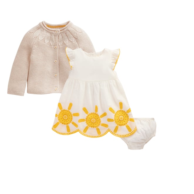 3rd bundle featuring 1 items which compliment Woven Frill Dress-Ivory